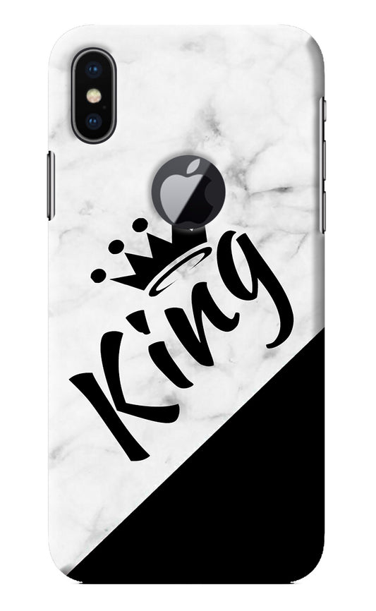King iPhone X Logocut Back Cover