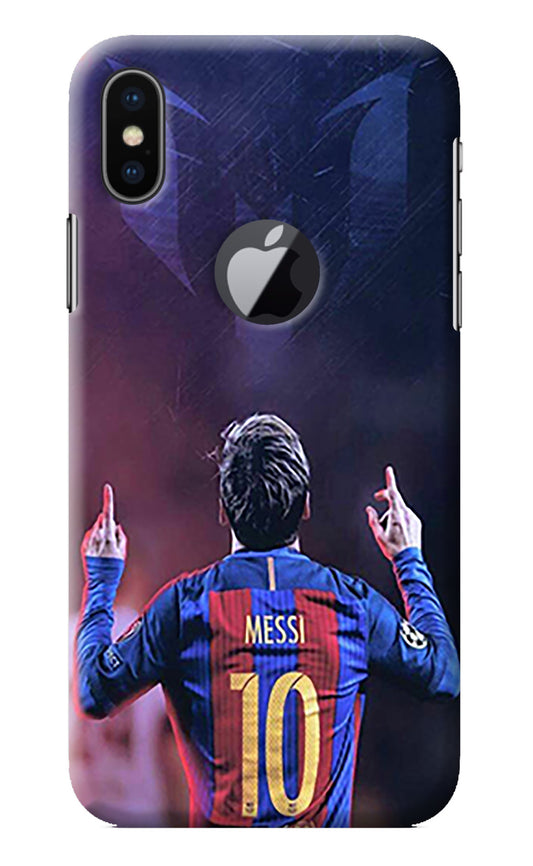 Messi iPhone X Logocut Back Cover