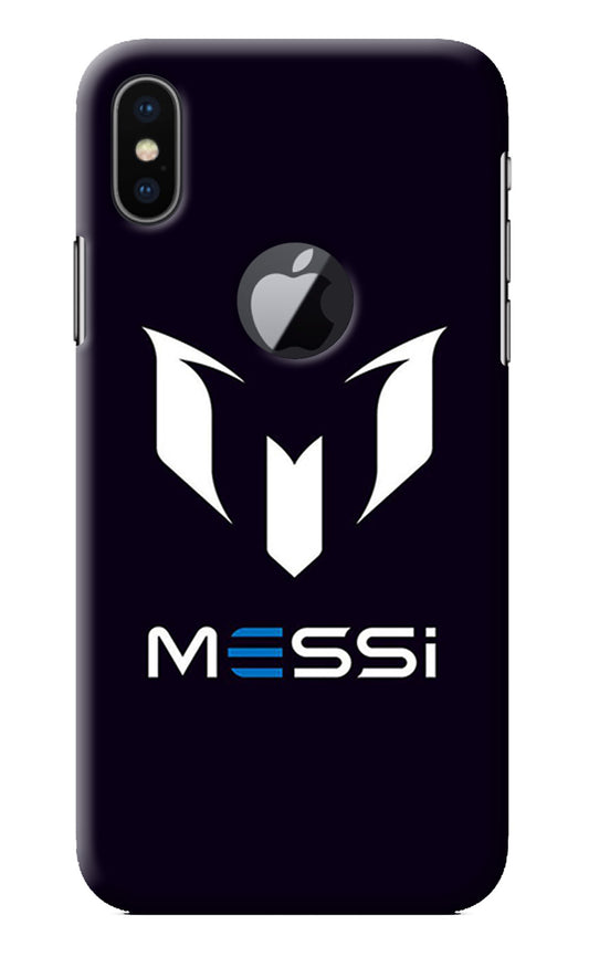 Messi Logo iPhone X Logocut Back Cover