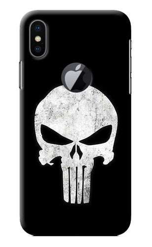 Punisher Skull iPhone X Logocut Back Cover