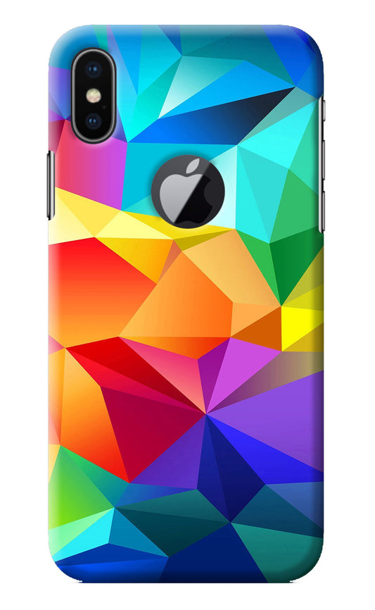 Abstract Pattern iPhone X Logocut Back Cover