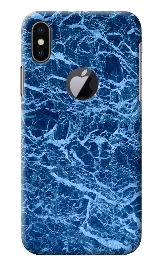 Blue Marble iPhone X Logocut Back Cover