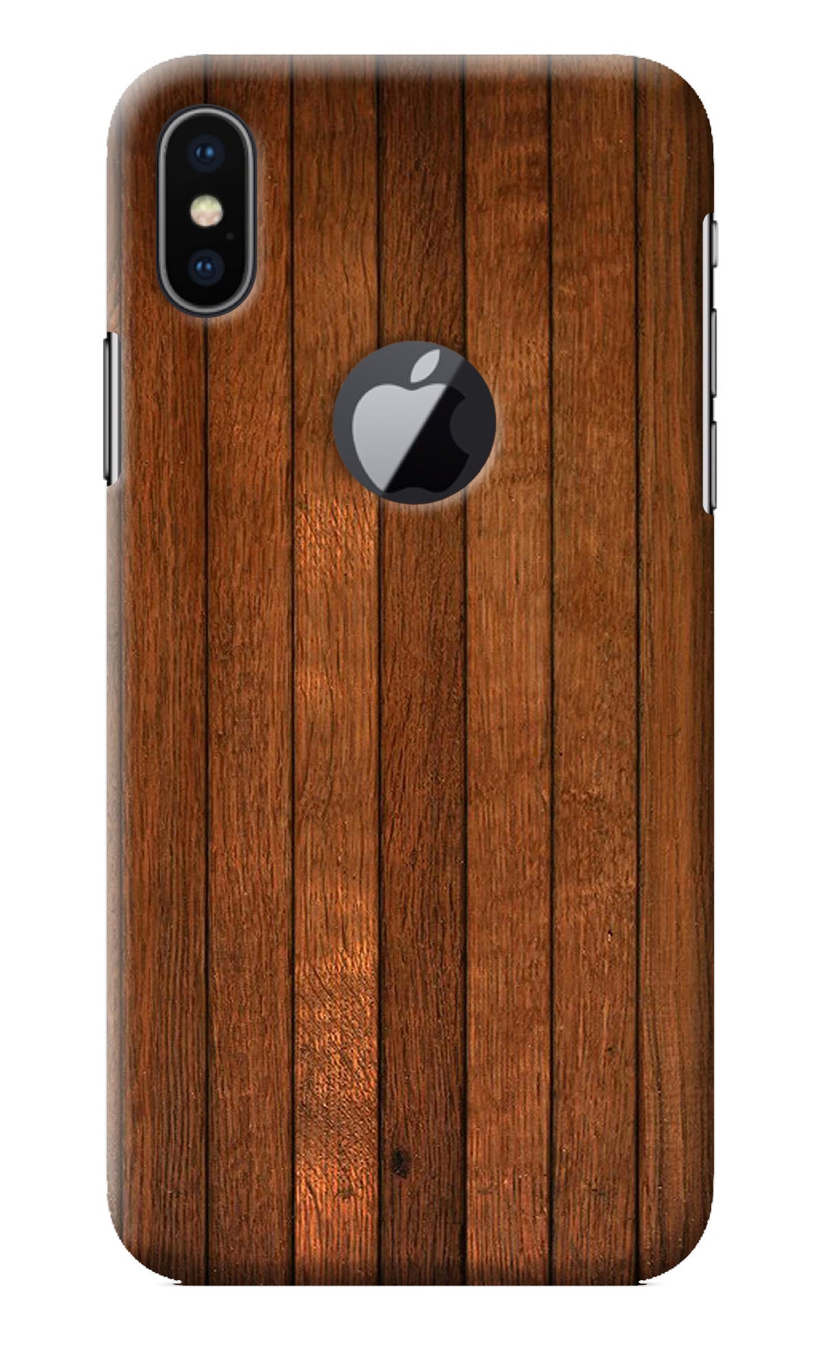 Wooden Artwork Bands iPhone X Logocut Back Cover