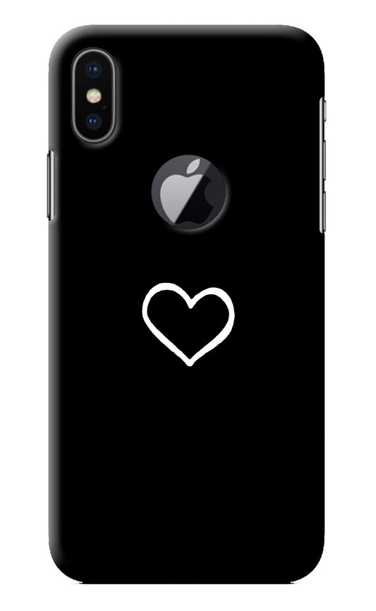 Heart iPhone X Logocut Back Cover