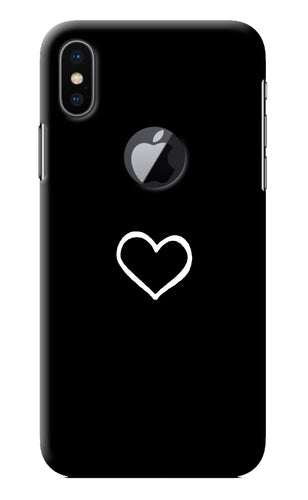 Heart iPhone X Logocut Back Cover