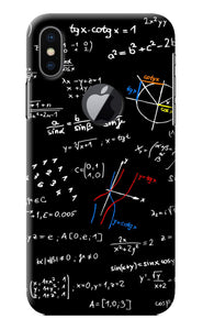 Mathematics Formula iPhone X Logocut Back Cover