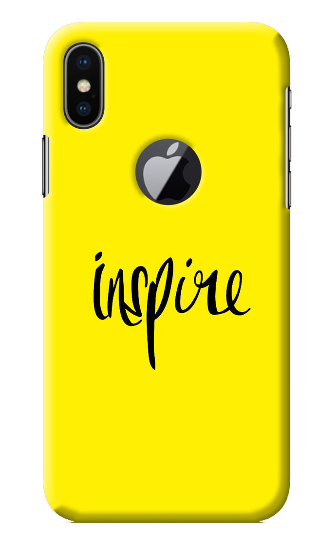 Inspire iPhone X Logocut Back Cover
