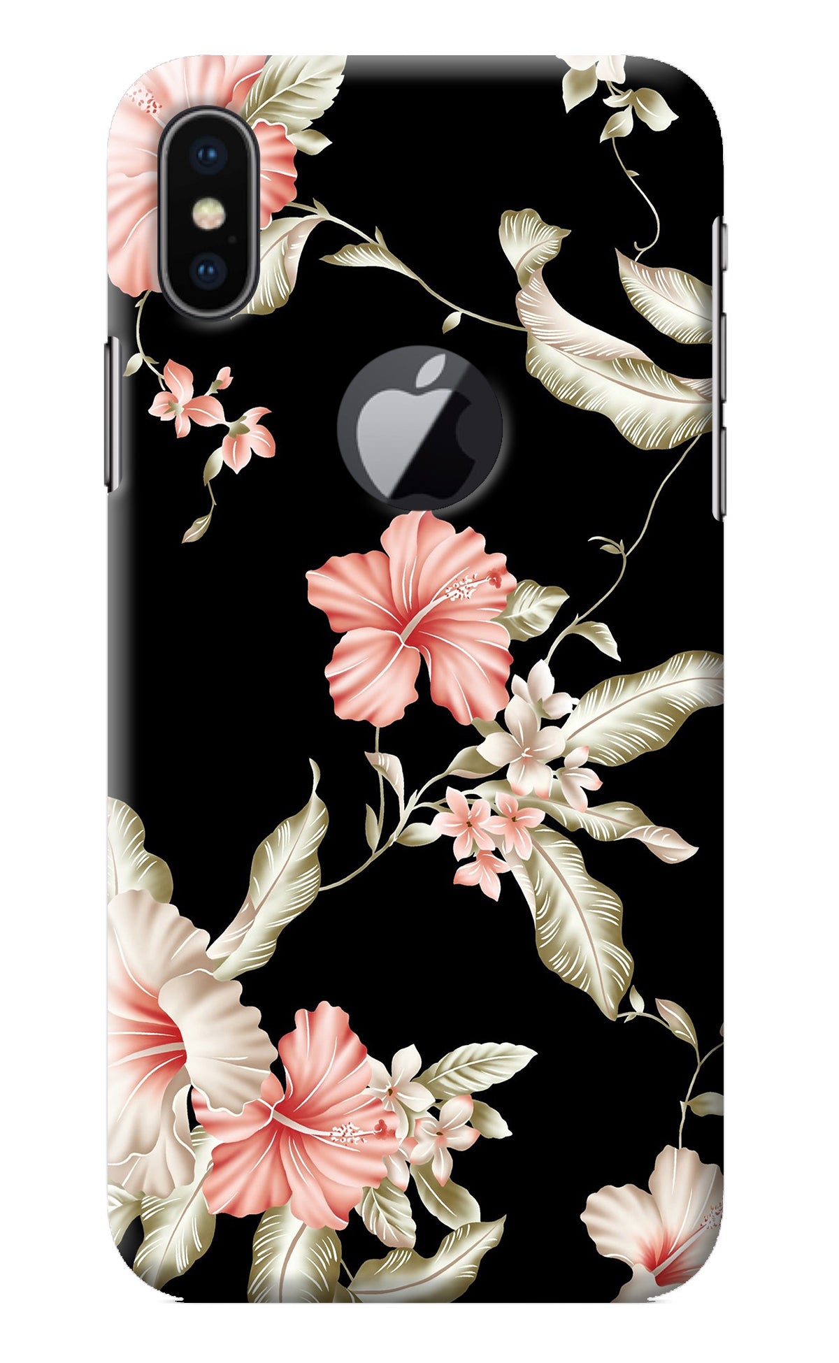 Flowers iPhone X Logocut Back Cover