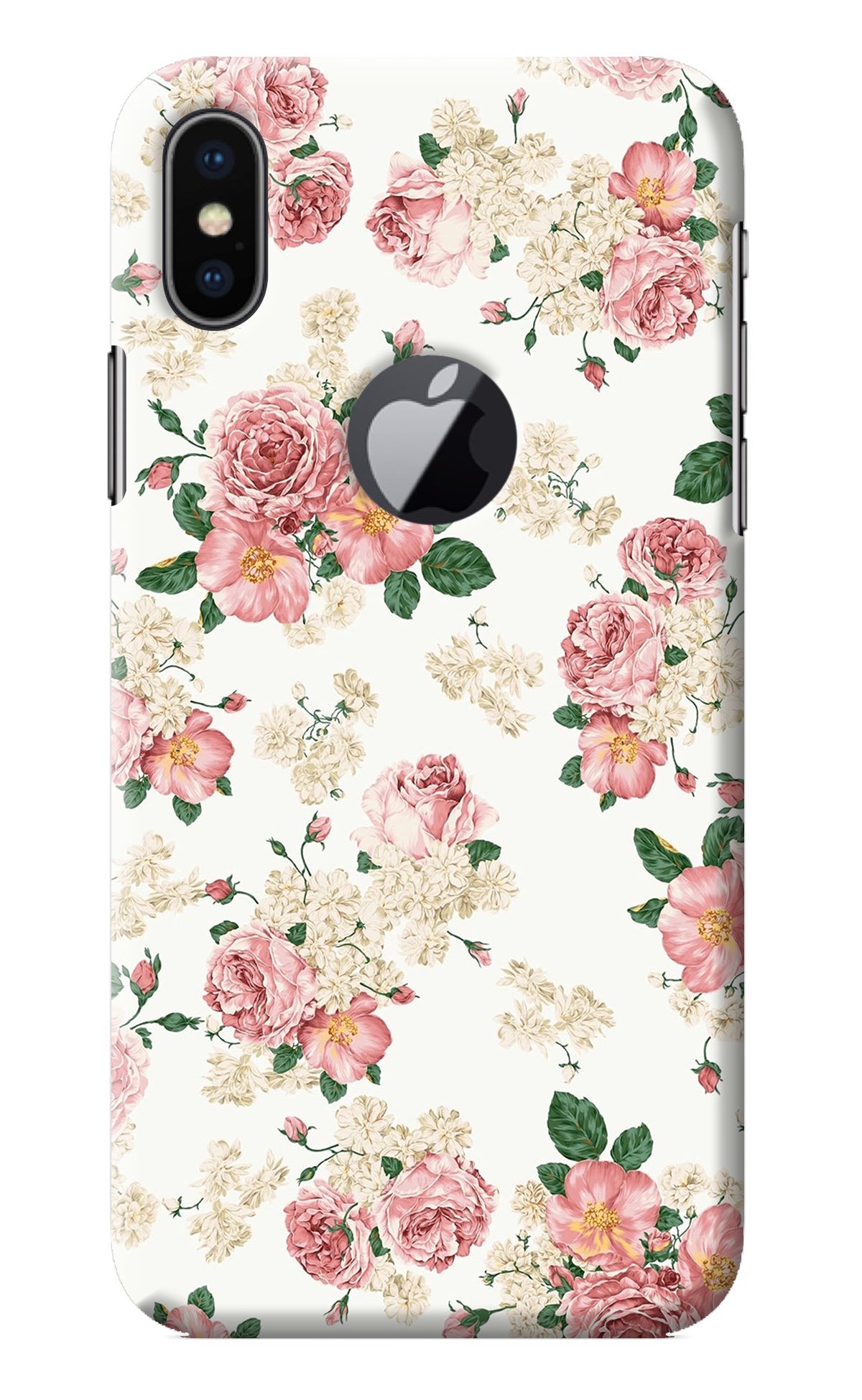 Flowers iPhone X Logocut Back Cover