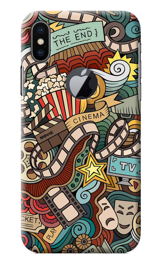 Cinema Abstract iPhone X Logocut Back Cover