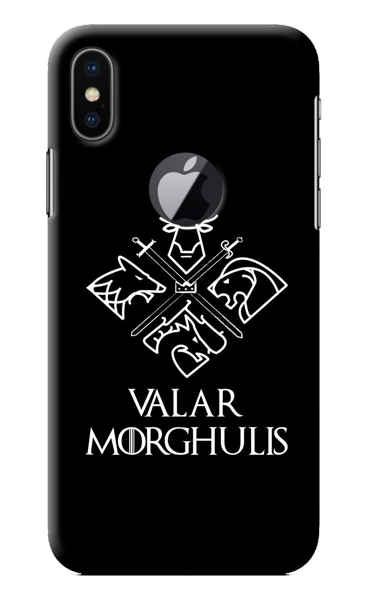Valar Morghulis | Game Of Thrones iPhone X Logocut Back Cover