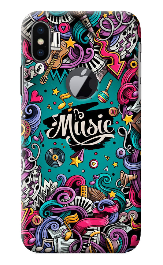 Music Graffiti iPhone X Logocut Back Cover