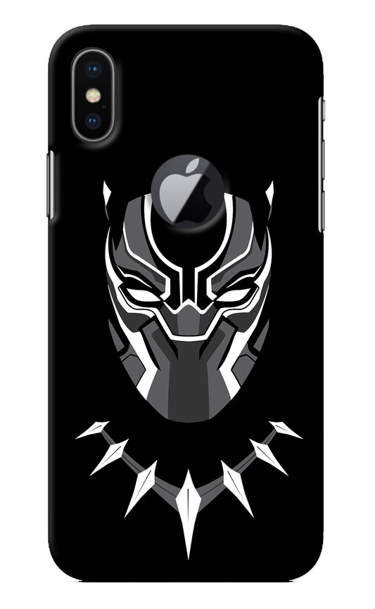 Black Panther iPhone X Logocut Back Cover