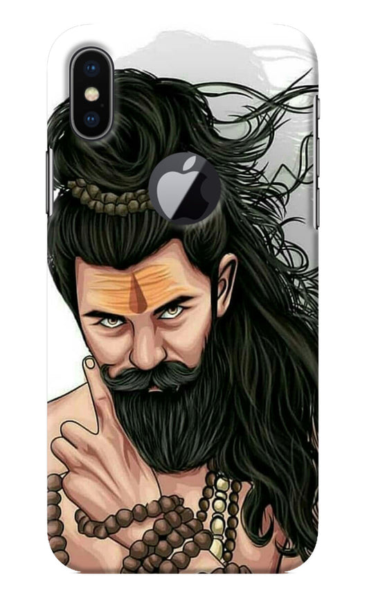 Mahadev iPhone X Logocut Back Cover