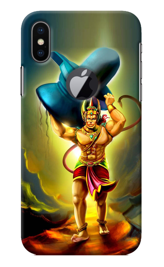 Lord Hanuman iPhone X Logocut Back Cover