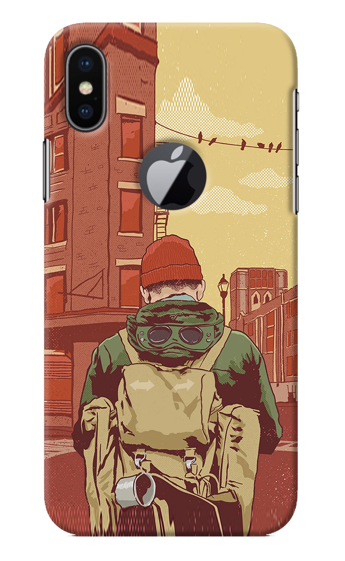 Adventurous iPhone X Logocut Back Cover