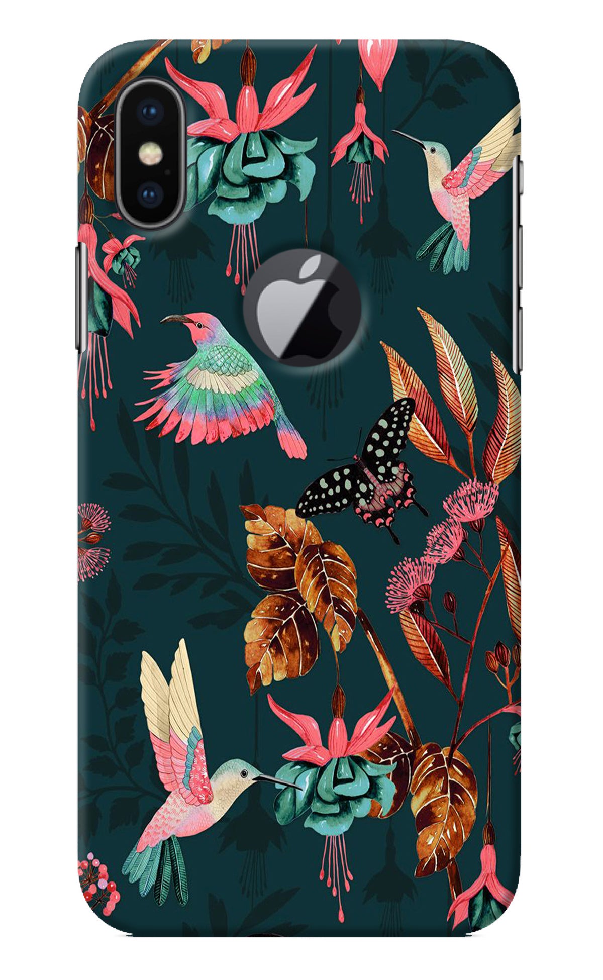 Birds iPhone X Logocut Back Cover