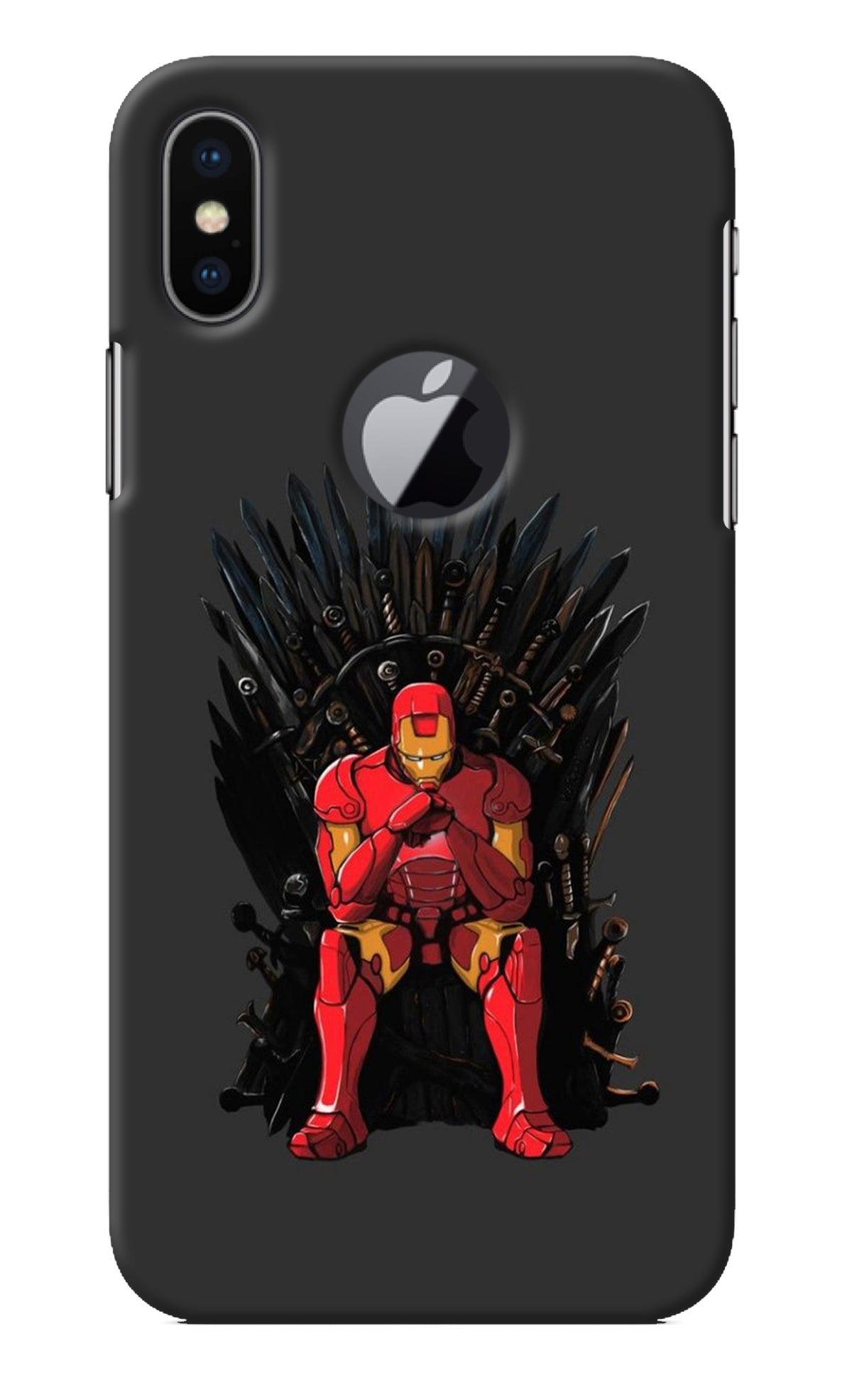 Ironman Throne iPhone X Logocut Back Cover