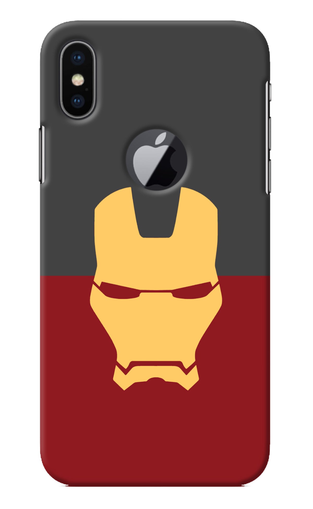 Ironman iPhone X Logocut Back Cover