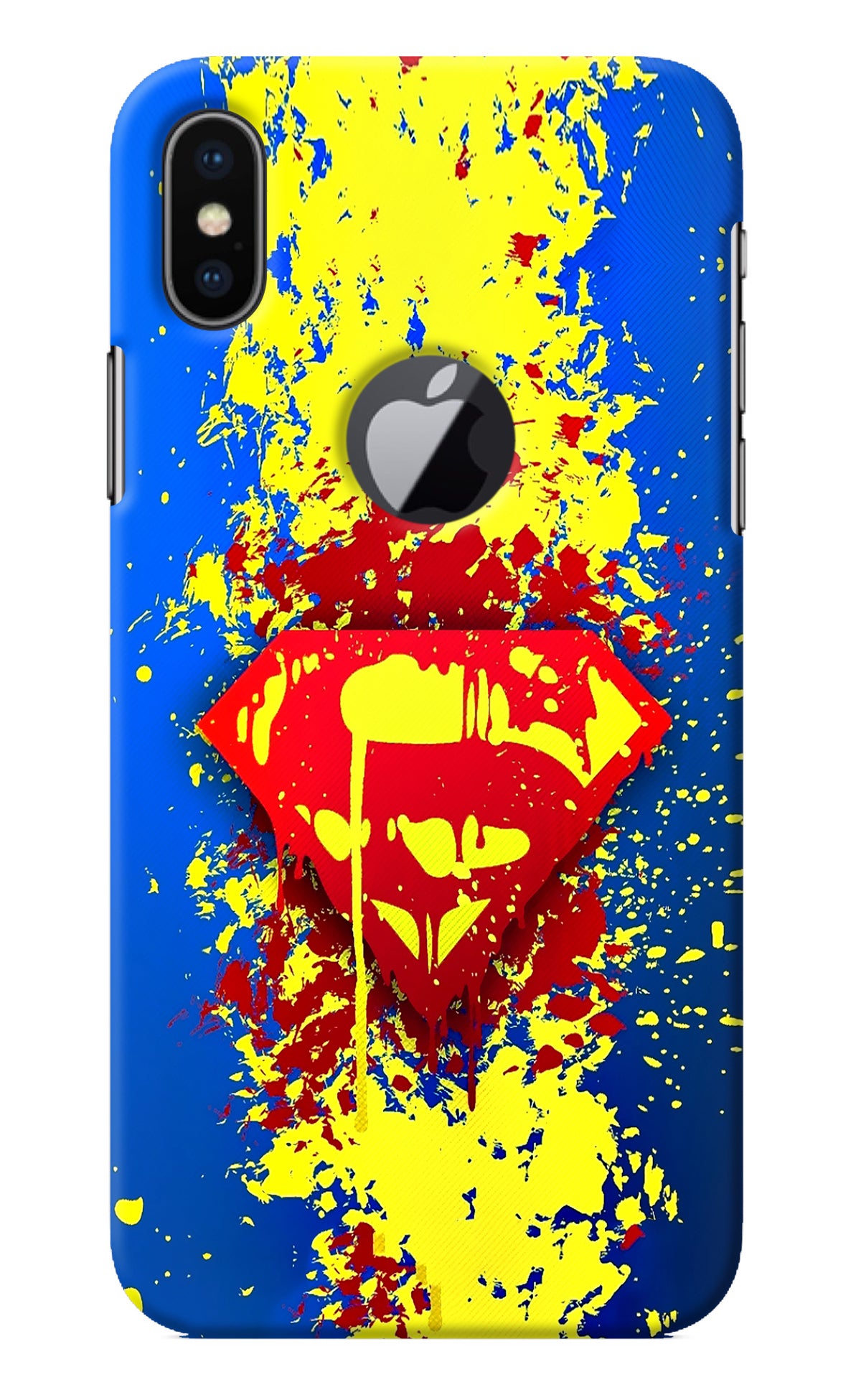 Superman logo iPhone X Logocut Back Cover