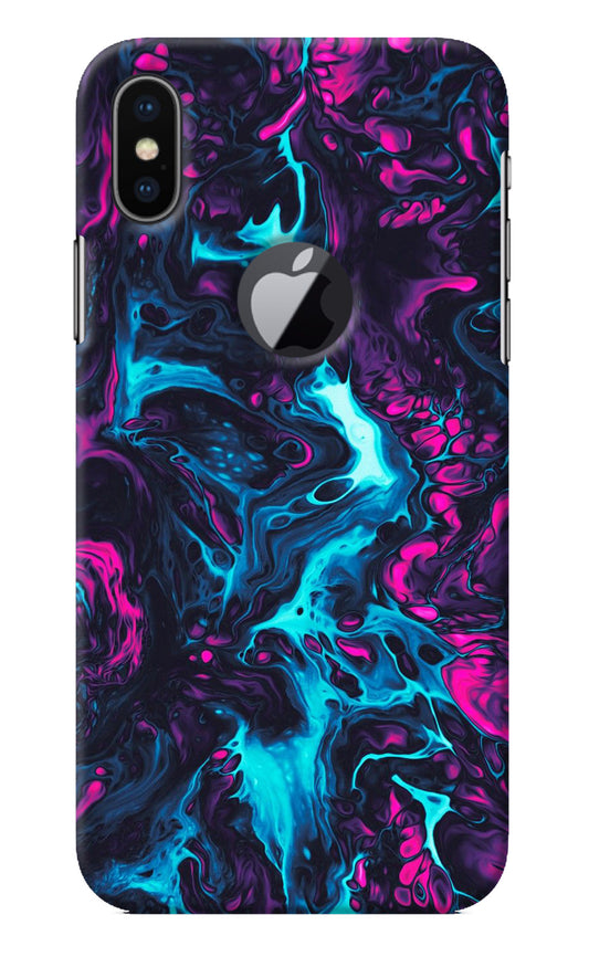 Abstract iPhone X Logocut Back Cover