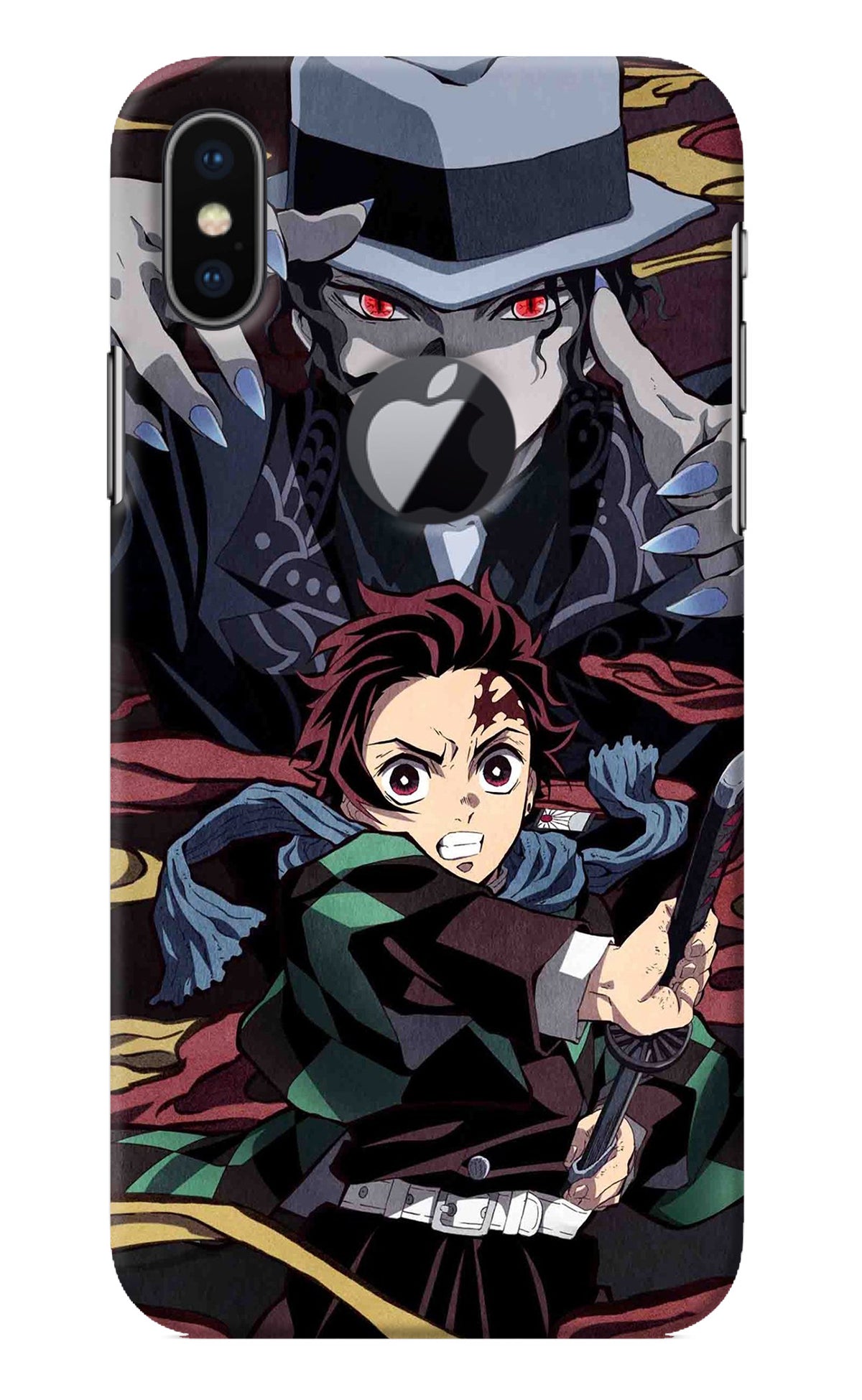 Demon Slayer iPhone X Logocut Back Cover