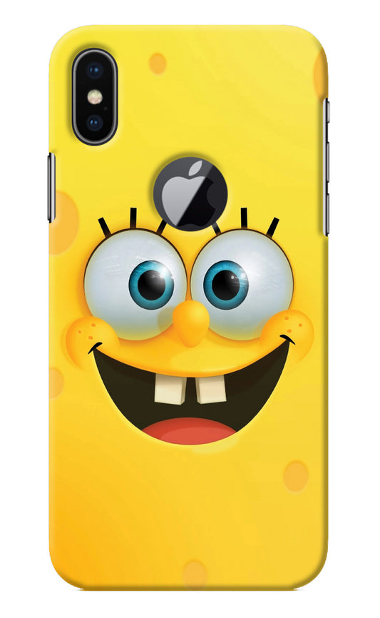 Sponge 1 iPhone X Logocut Back Cover