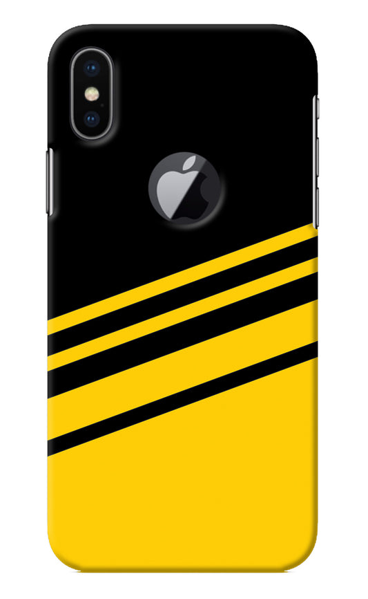 Yellow Shades iPhone X Logocut Back Cover