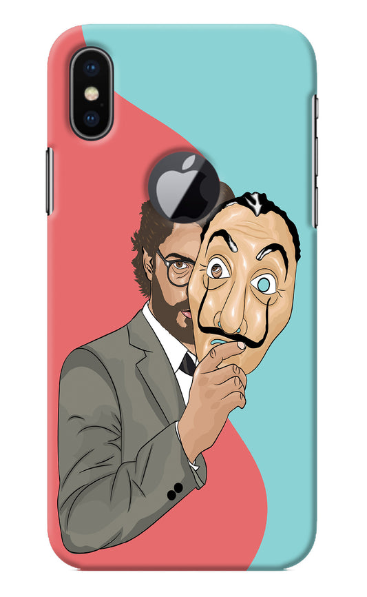 Professor iPhone X Logocut Back Cover