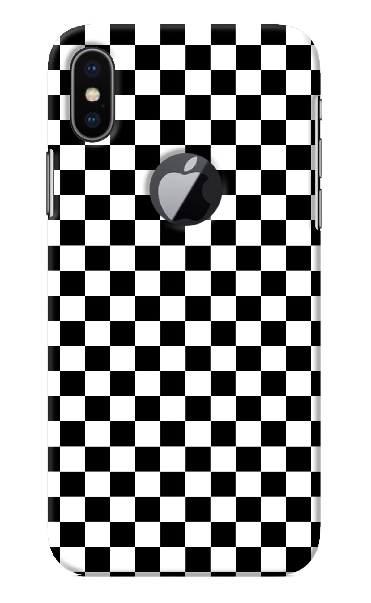 Chess Board iPhone X Logocut Back Cover