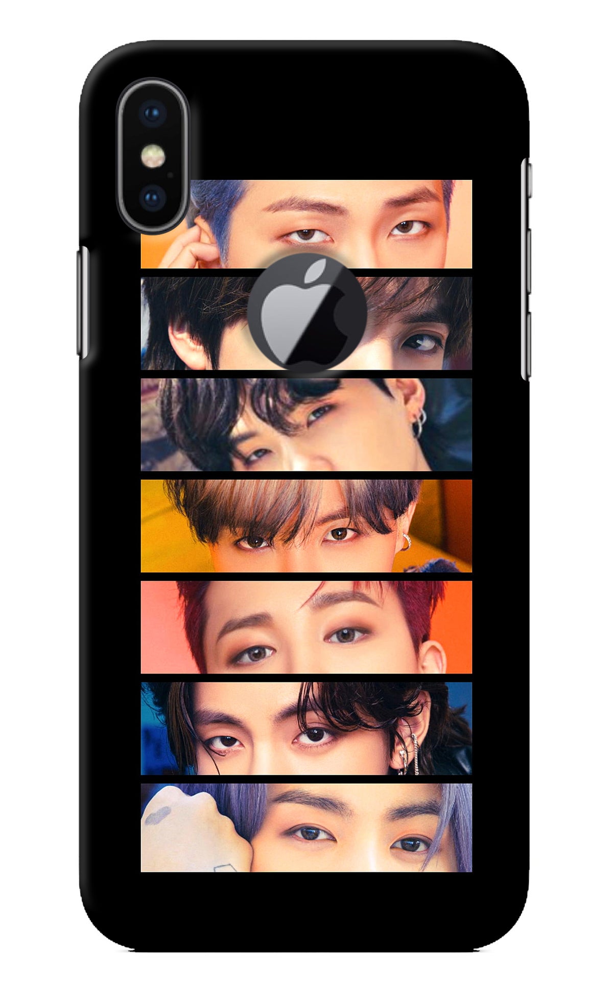 BTS Eyes iPhone X Logocut Back Cover