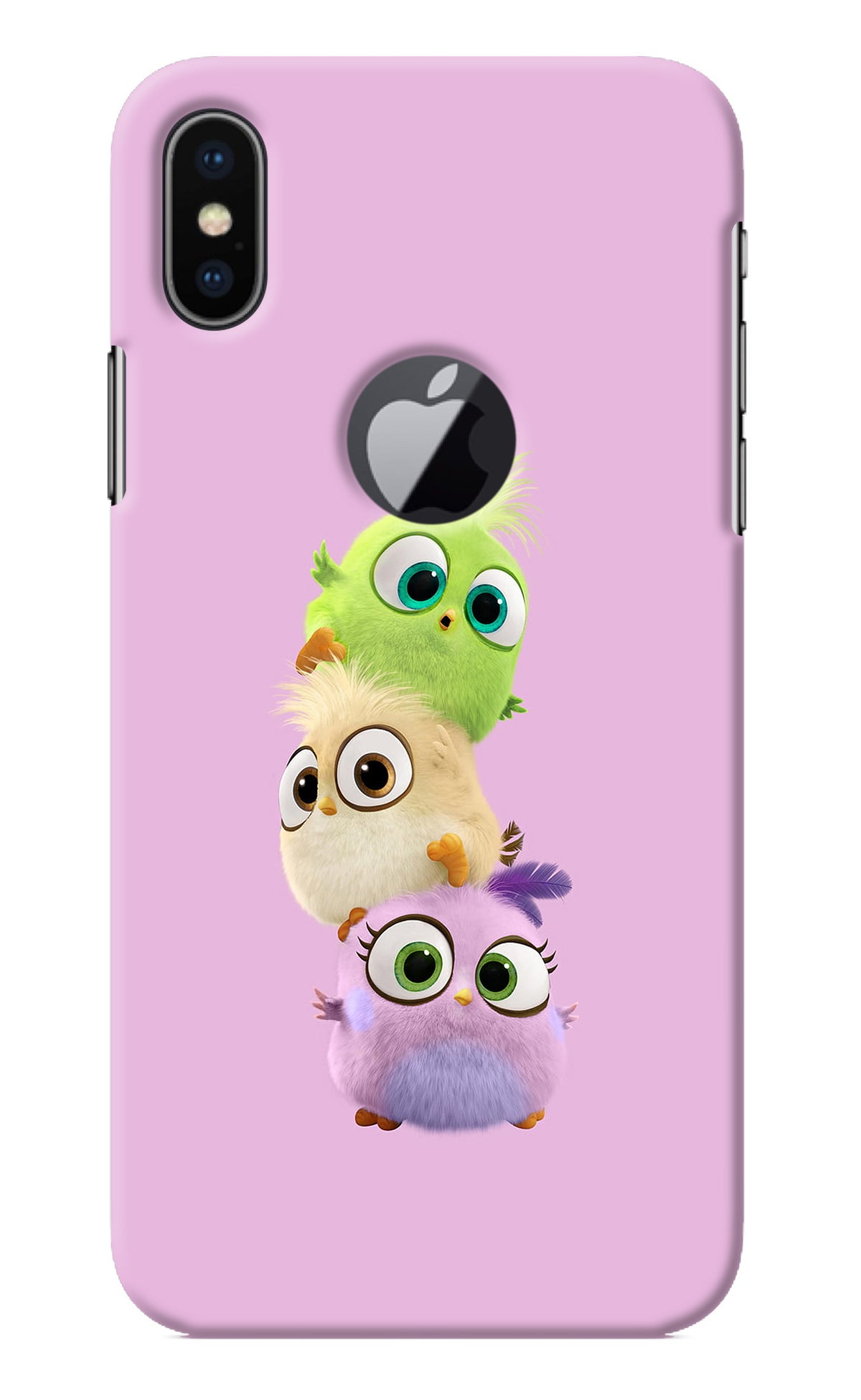 Cute Little Birds iPhone X Logocut Back Cover