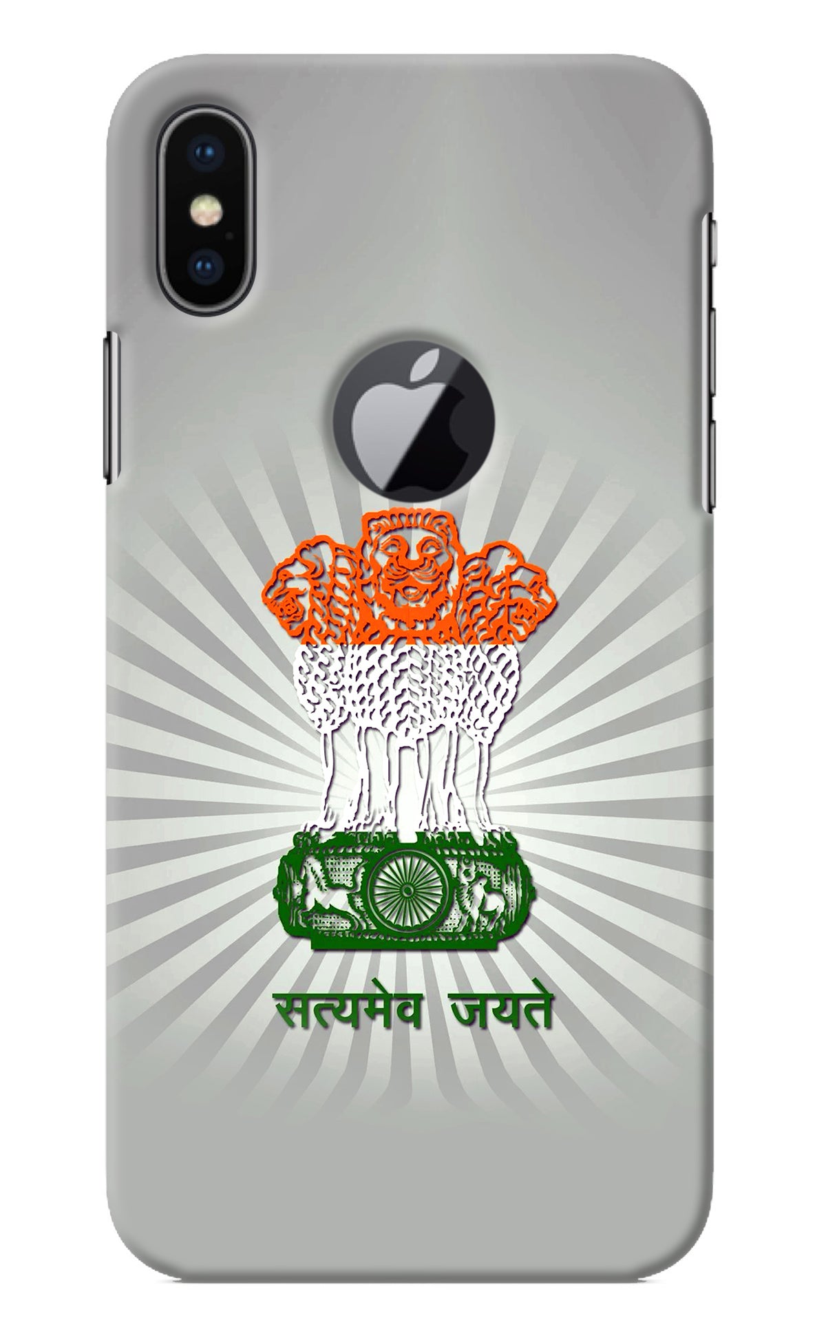 Satyamev Jayate Art iPhone X Logocut Back Cover