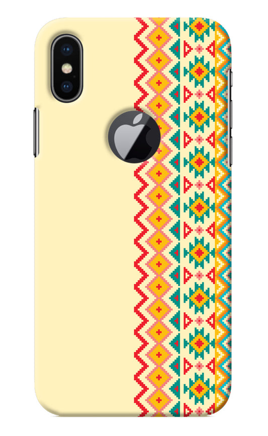 Ethnic Seamless iPhone X Logocut Back Cover