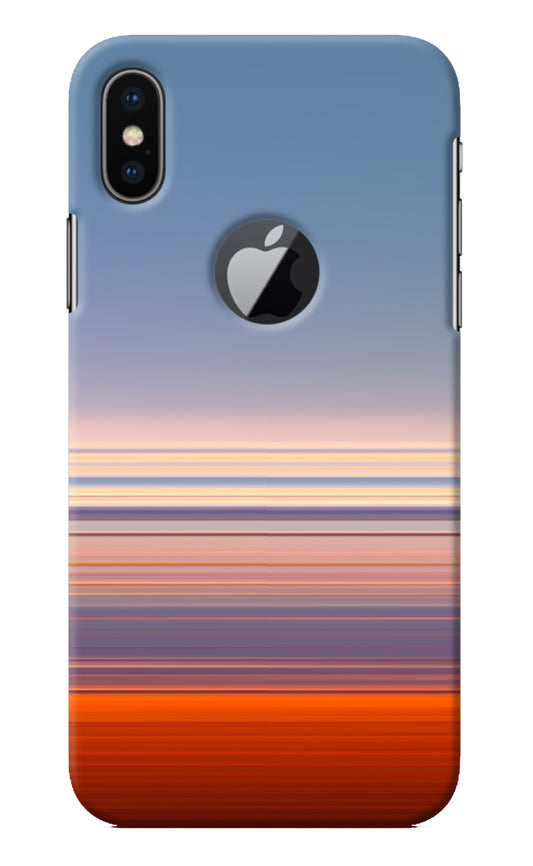 Morning Colors iPhone X Logocut Back Cover