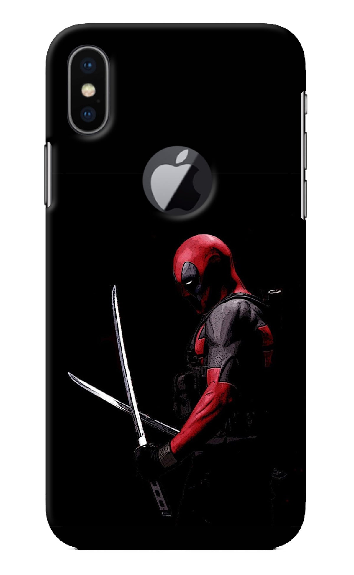 Deadpool iPhone X Logocut Back Cover