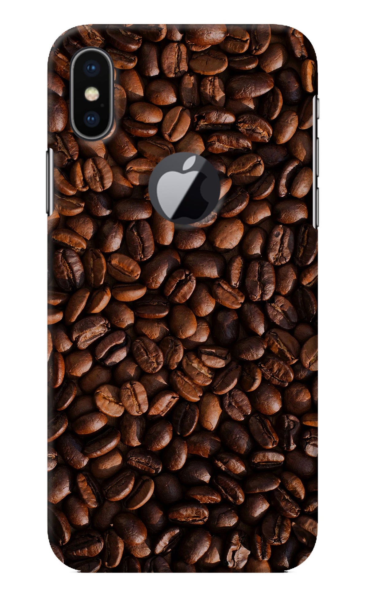 Coffee Beans iPhone X Logocut Back Cover