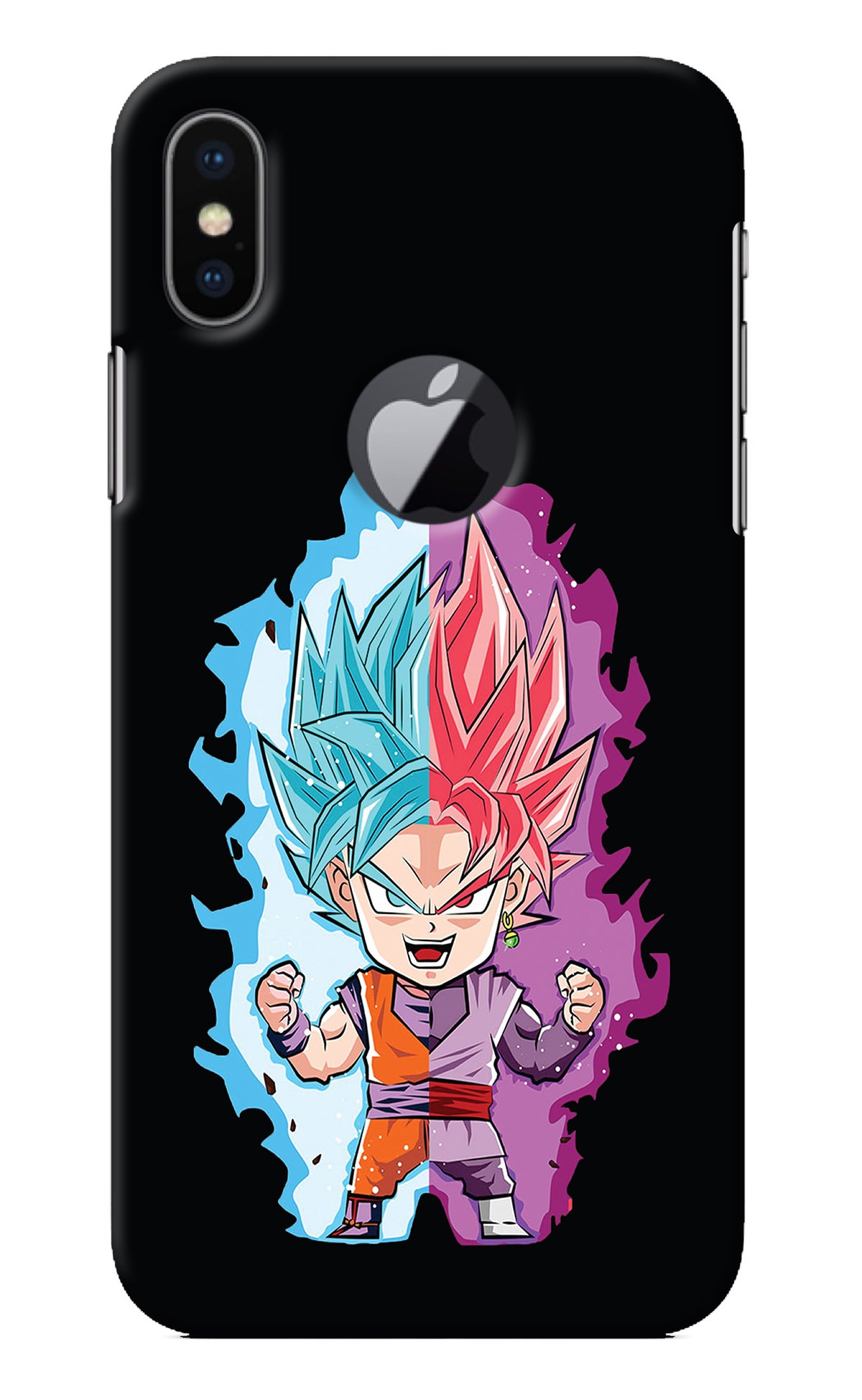 Chota Goku iPhone X Logocut Back Cover