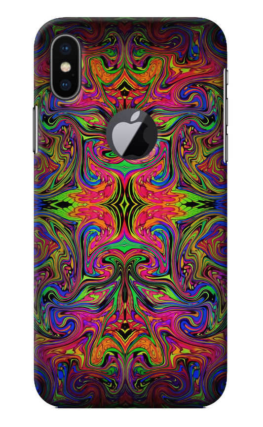 Psychedelic Art iPhone X Logocut Back Cover