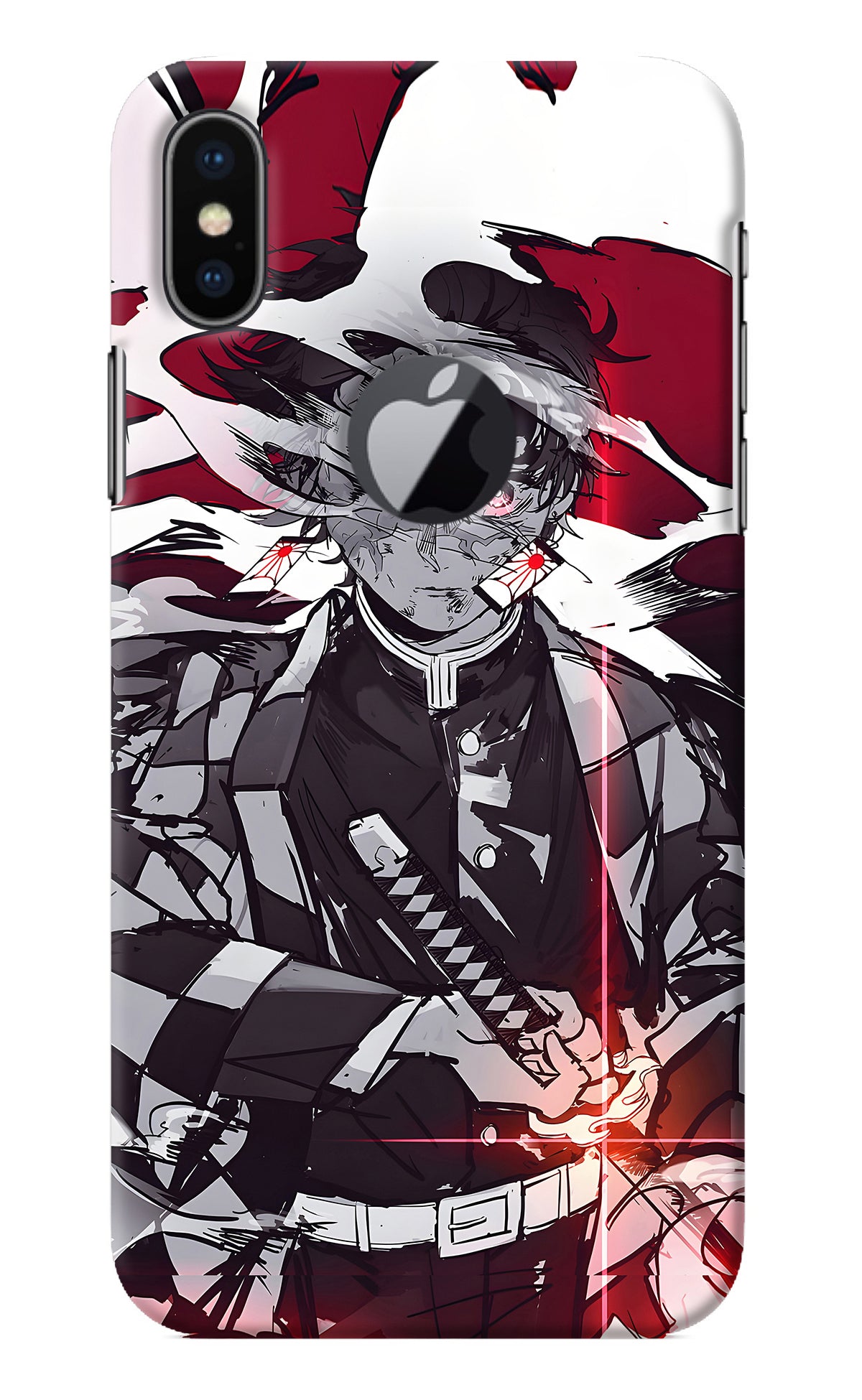 Demon Slayer iPhone X Logocut Back Cover