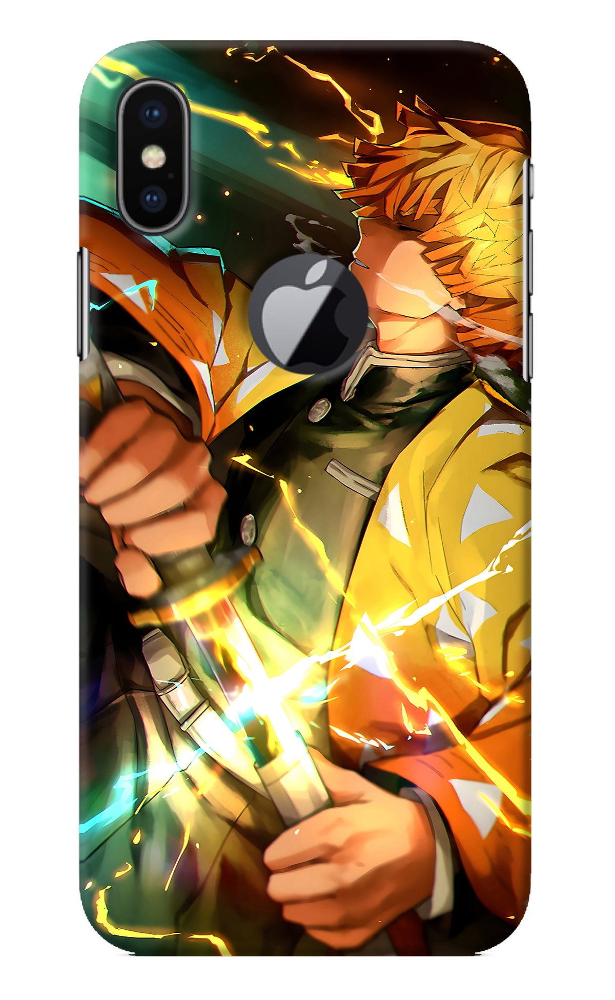 Demon Slayer iPhone X Logocut Back Cover