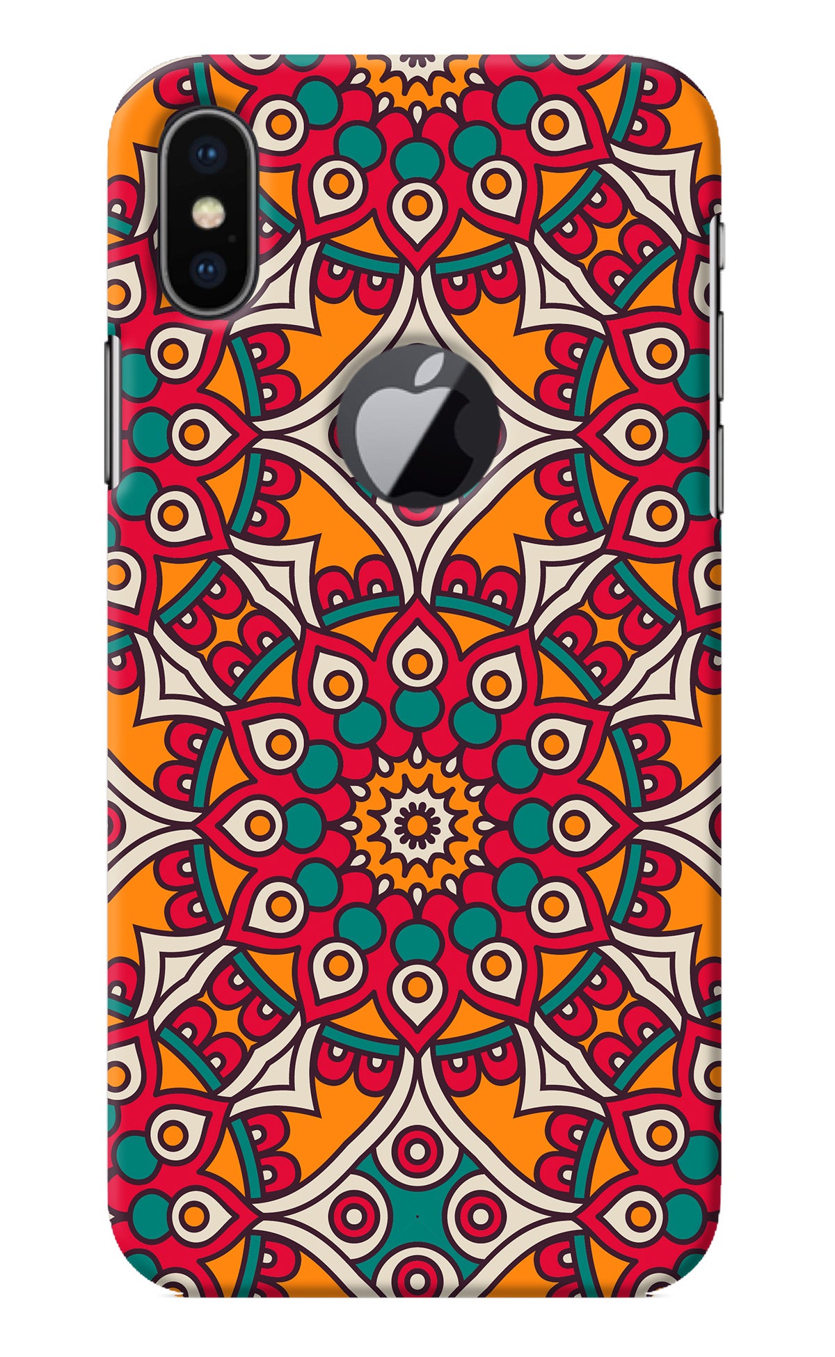 Mandala Art iPhone X Logocut Back Cover