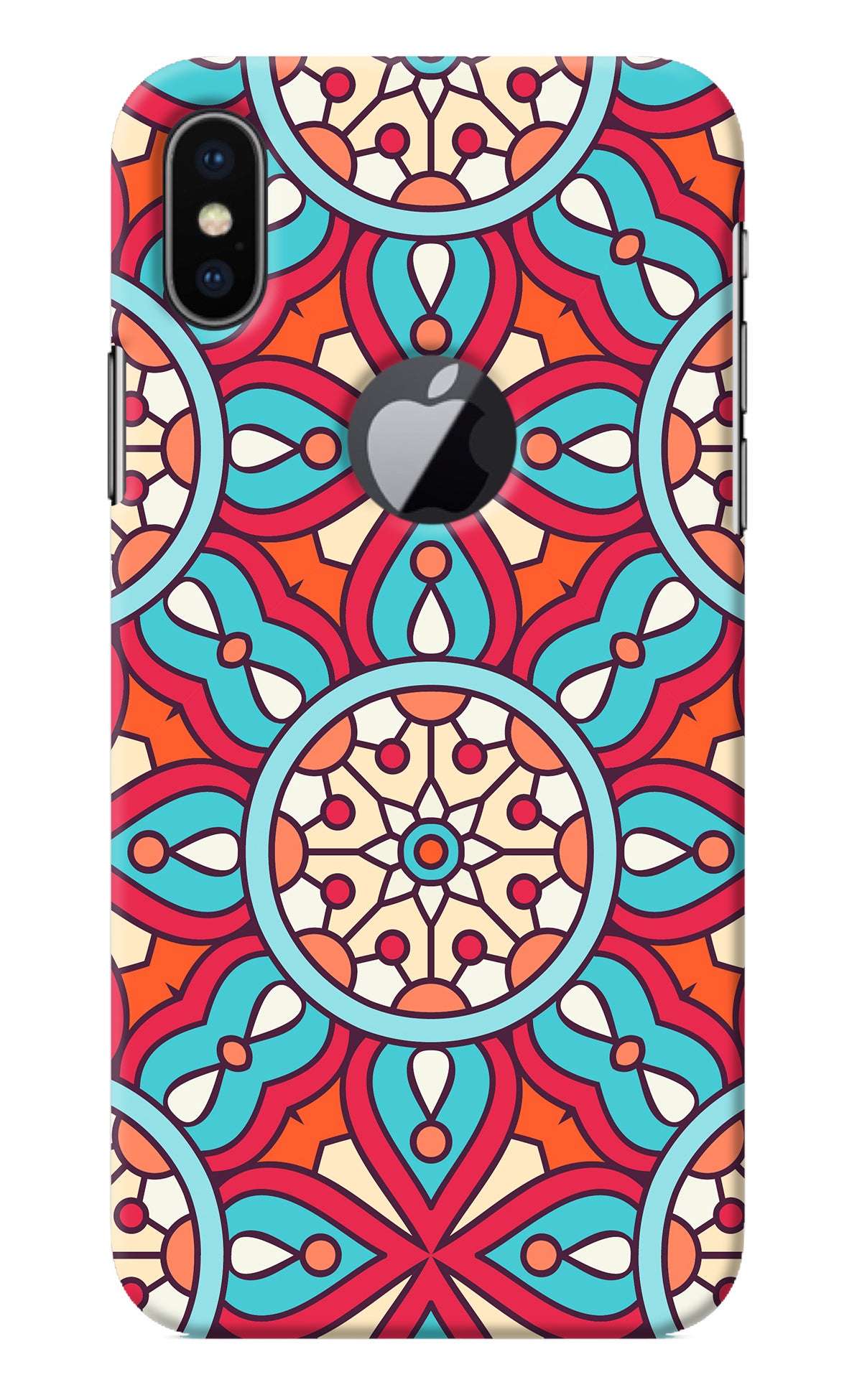 Mandala Geometric iPhone X Logocut Back Cover