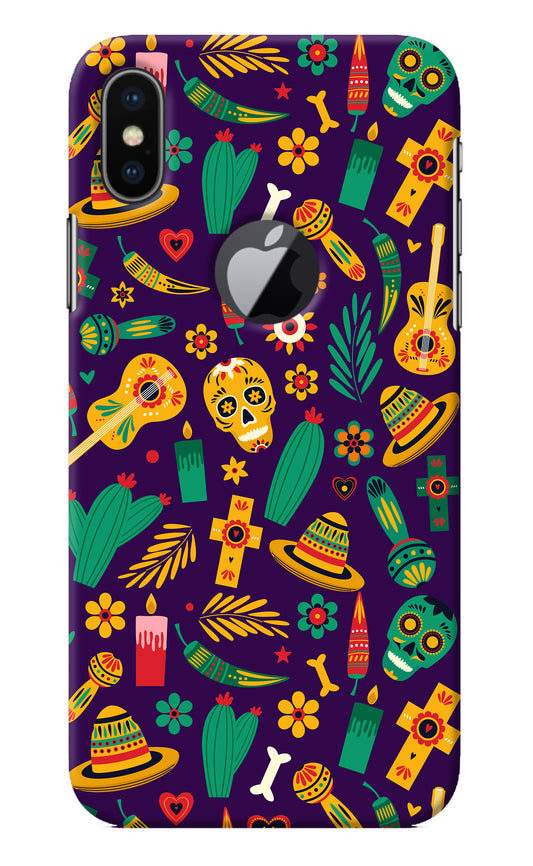 Mexican Artwork iPhone X Logocut Back Cover