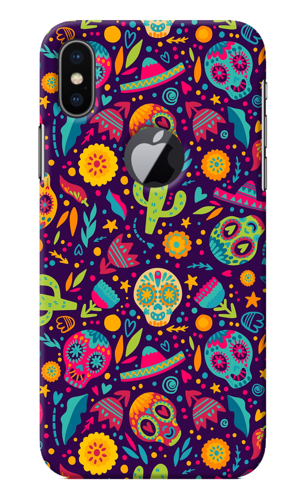 Mexican Design iPhone X Logocut Back Cover