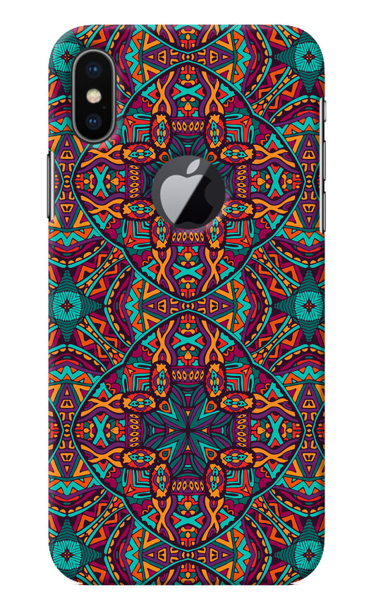 Colour Mandala iPhone X Logocut Back Cover