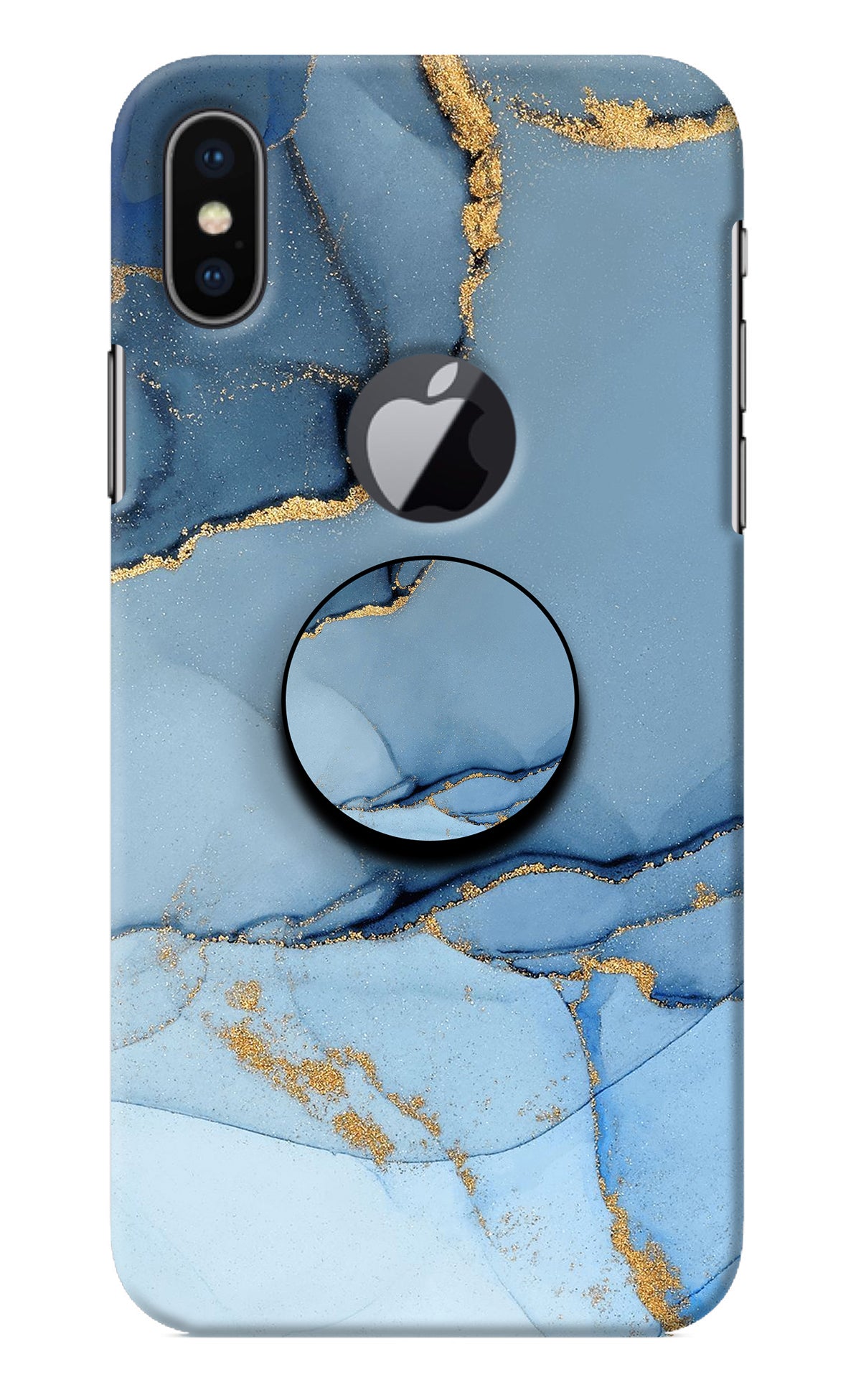 Blue Marble iPhone X Logocut Pop Case