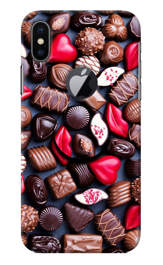 Chocolates iPhone X Logocut Pop Case