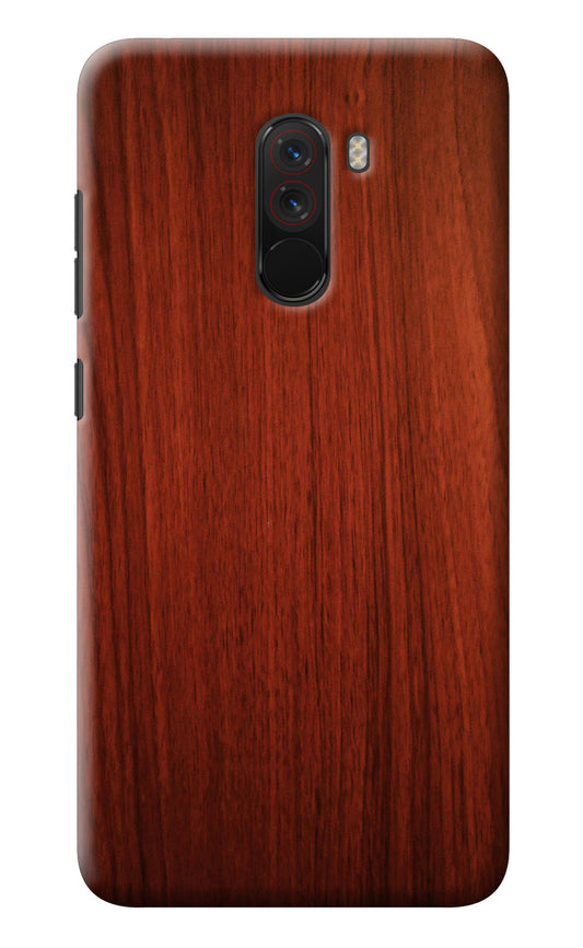 Wooden Plain Pattern Poco F1 Back Cover