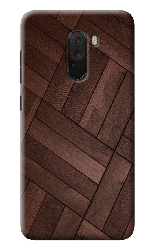 Wooden Texture Design Poco F1 Back Cover